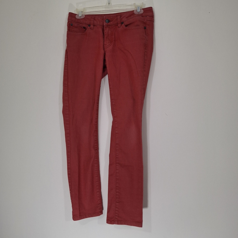Prana Women's Vibrant Red Skinny Jeans, Size 4/27